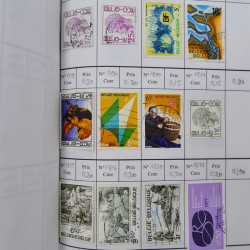 Lot de timbres de Belgique 1851-1997 oblitérés en 6 carnets à choix.