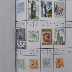 Lot de timbres de Belgique 1851-1997 oblitérés en 6 carnets à choix.