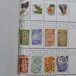 Lot de timbres de Belgique 1851-1997 oblitérés en 6 carnets à choix.