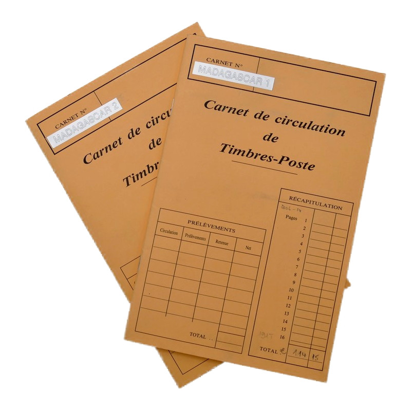 Lot de timbres de Madagascar neufs et oblitérés en 2 carnets à choix.