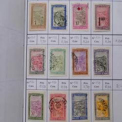 Lot de timbres de Madagascar neufs et oblitérés en 2 carnets à choix.
