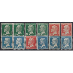 Pasteur timbres de France N°170-181 série neuf*.