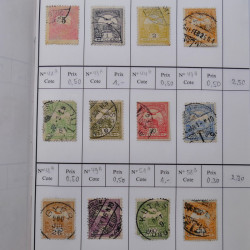 Lot de timbres d'Hongrie 1871-2004 neufs et oblitérés en 9 carnets à choix.