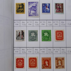 Lot de timbres d'Hongrie 1871-2004 neufs et oblitérés en 9 carnets à choix.