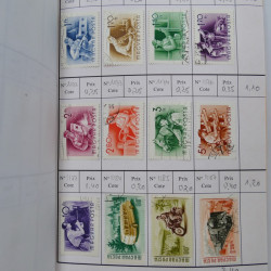 Lot de timbres d'Hongrie 1871-2004 neufs et oblitérés en 9 carnets à choix.