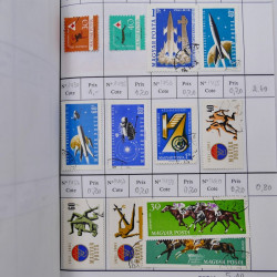 Lot de timbres d'Hongrie 1871-2004 neufs et oblitérés en 9 carnets à choix.