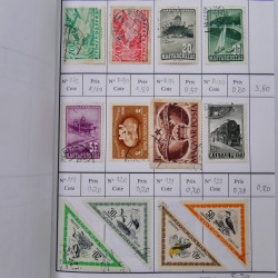 Lot de timbres d'Hongrie 1871-2004 neufs et oblitérés en 9 carnets à choix.