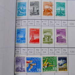 Lot de timbres d'Hongrie 1871-2004 neufs et oblitérés en 9 carnets à choix.