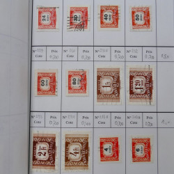 Lot de timbres d'Hongrie 1871-2004 neufs et oblitérés en 9 carnets à choix.