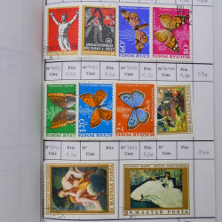 Lot de timbres d'Hongrie 1871-2004 neufs et oblitérés en 9 carnets à choix.