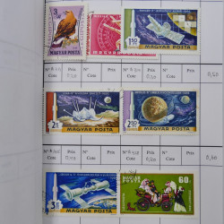 Lot de timbres d'Hongrie 1871-2004 neufs et oblitérés en 9 carnets à choix.