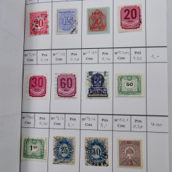 Lot de timbres d'Hongrie 1871-2004 neufs et oblitérés en 9 carnets à choix.