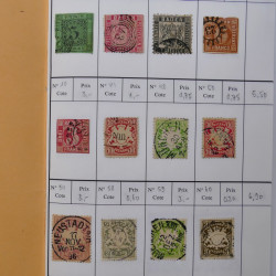 Lot de timbres d'Allemagne neufs et oblitérés en 18 carnets à choix.