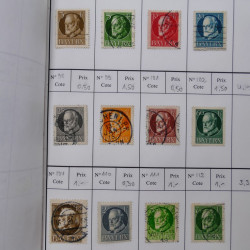 Lot de timbres d'Allemagne neufs et oblitérés en 18 carnets à choix.