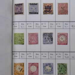 Lot de timbres d'Allemagne neufs et oblitérés en 18 carnets à choix.
