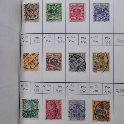 Lot de timbres d'Allemagne neufs et oblitérés en 18 carnets à choix.