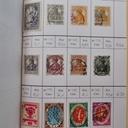 Lot de timbres d'Allemagne neufs et oblitérés en 18 carnets à choix.