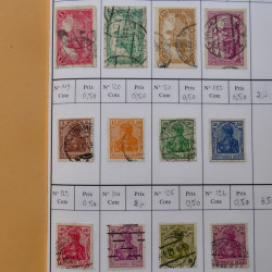 Lot de timbres d'Allemagne neufs et oblitérés en 18 carnets à choix.