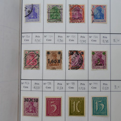Lot de timbres d'Allemagne neufs et oblitérés en 18 carnets à choix.