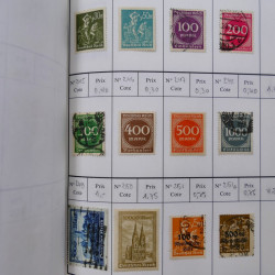 Lot de timbres d'Allemagne neufs et oblitérés en 18 carnets à choix.