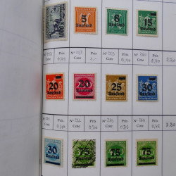 Lot de timbres d'Allemagne neufs et oblitérés en 18 carnets à choix.