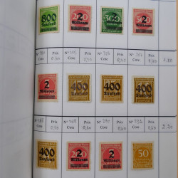Lot de timbres d'Allemagne neufs et oblitérés en 18 carnets à choix.