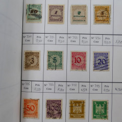 Lot de timbres d'Allemagne neufs et oblitérés en 18 carnets à choix.