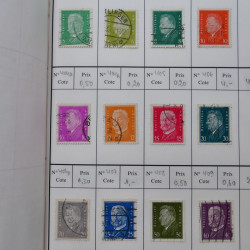 Lot de timbres d'Allemagne neufs et oblitérés en 18 carnets à choix.
