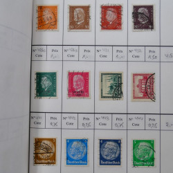 Lot de timbres d'Allemagne neufs et oblitérés en 18 carnets à choix.