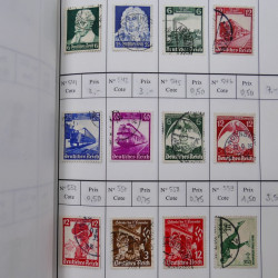 Lot de timbres d'Allemagne neufs et oblitérés en 18 carnets à choix.