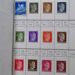 Lot de timbres d'Allemagne neufs et oblitérés en 18 carnets à choix.