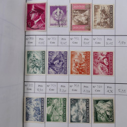 Lot de timbres d'Allemagne neufs et oblitérés en 18 carnets à choix.