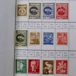 Lot de timbres d'Allemagne neufs et oblitérés en 18 carnets à choix.