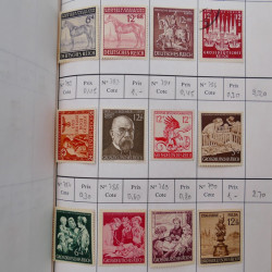 Lot de timbres d'Allemagne neufs et oblitérés en 18 carnets à choix.