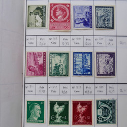 Lot de timbres d'Allemagne neufs et oblitérés en 18 carnets à choix.