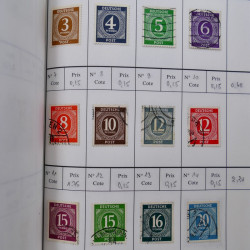 Lot de timbres d'Allemagne neufs et oblitérés en 18 carnets à choix.