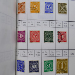 Lot de timbres d'Allemagne neufs et oblitérés en 18 carnets à choix.