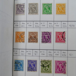 Lot de timbres d'Allemagne neufs et oblitérés en 18 carnets à choix.