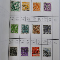 Lot de timbres d'Allemagne neufs et oblitérés en 18 carnets à choix.