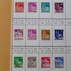 Lot de timbres d'Allemagne neufs et oblitérés en 18 carnets à choix.