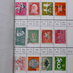 Lot de timbres d'Allemagne neufs et oblitérés en 18 carnets à choix.