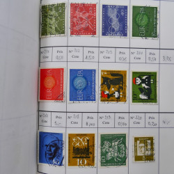Lot de timbres d'Allemagne neufs et oblitérés en 18 carnets à choix.
