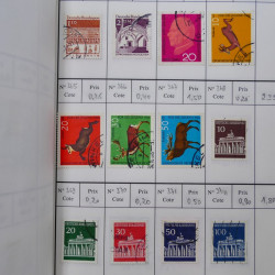 Lot de timbres d'Allemagne neufs et oblitérés en 18 carnets à choix.