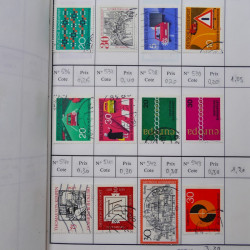 Lot de timbres d'Allemagne neufs et oblitérés en 18 carnets à choix.
