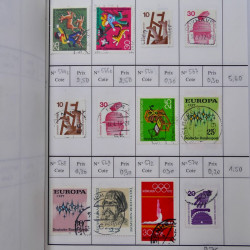 Lot de timbres d'Allemagne neufs et oblitérés en 18 carnets à choix.