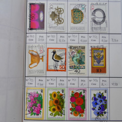 Lot de timbres d'Allemagne neufs et oblitérés en 18 carnets à choix.