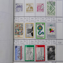 Lot de timbres d'Allemagne neufs et oblitérés en 18 carnets à choix.
