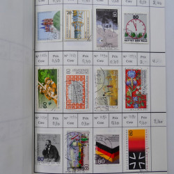 Lot de timbres d'Allemagne neufs et oblitérés en 18 carnets à choix.