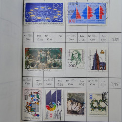 Lot de timbres d'Allemagne neufs et oblitérés en 18 carnets à choix.