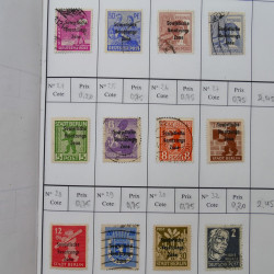 Lot de timbres d'Allemagne neufs et oblitérés en 18 carnets à choix.